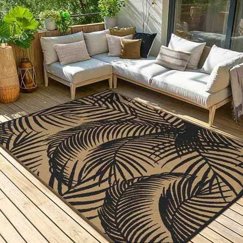 Outdoor Rug Waterproof Plastic Rugs for Patio