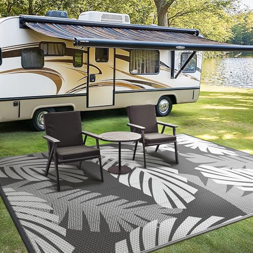 Outdoor Rug Waterproof Plastic Rugs for Patio (54 Sq Ft)