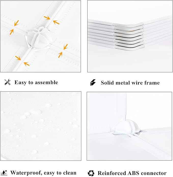 AWTATOS 8 Cube Storage Organizer, Closet Organizer Storage Shelf, Bookcase Bookshelf, DIY Stackable Storage Cubes Shelves for Closet, Bedroom, Home, Office, White