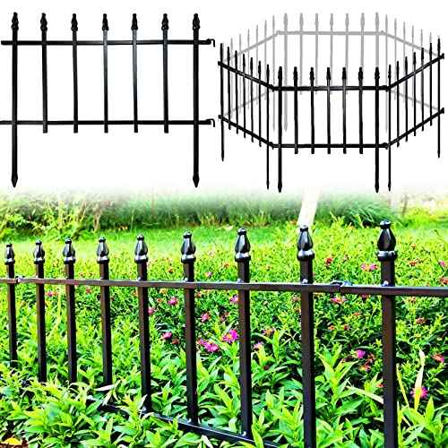 Metal Decorative Garden Fence 22" Wide x 18" High (36 Sq Ft)