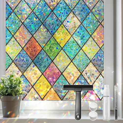 Stained Glass Window Film (463.54 sq in)
