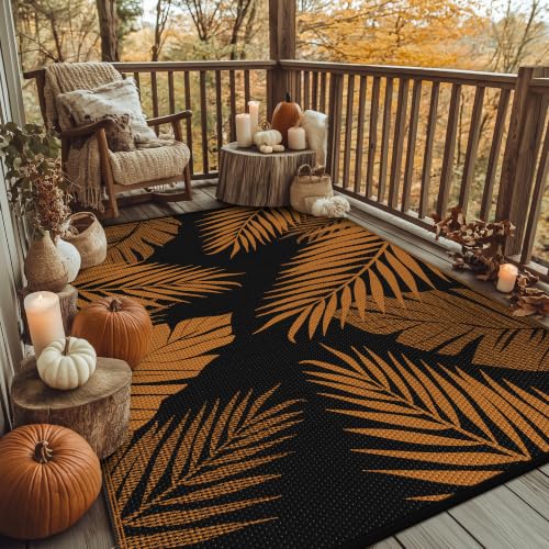 Outdoor Rug Waterproof Plastic for Fall Decor (54 Sq Ft)