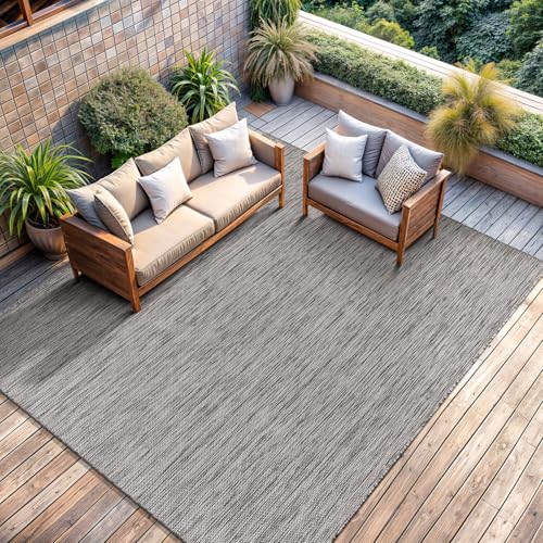 Outdoor Rug 6x9 Modern Area Rugs for Indoor and Outdoor Patios and Porches (59.25 Sq Ft)