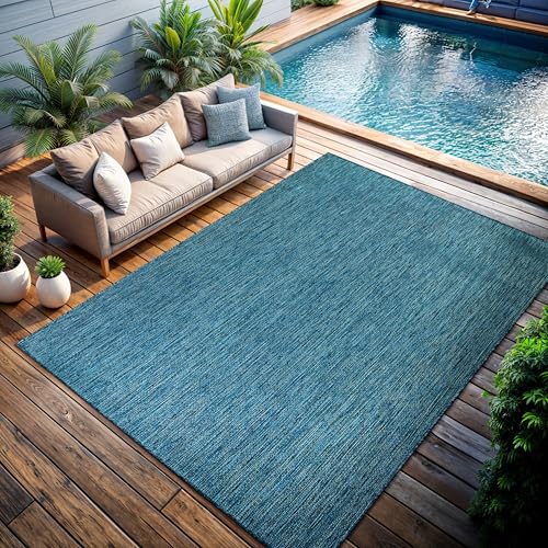 Outdoor Rug 8x10 Modern Area Rugs for Indoor and Outdoor Patios and Porches