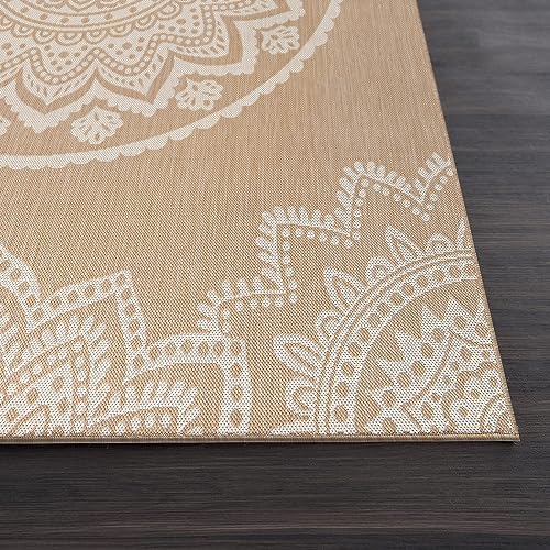 Outdoor Rug 6x9 Modern Area Rugs for Indoor and Outdoor Patios and Porches