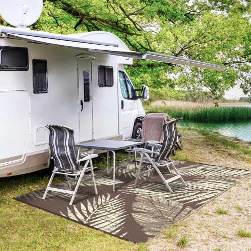 Outdoor Rug Waterproof Plastic Rugs for Patio (54 Sq Ft)