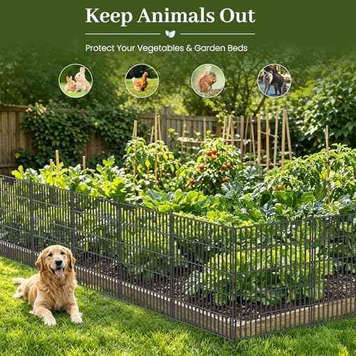 No Dig Garden Fence Outdoor for Yard