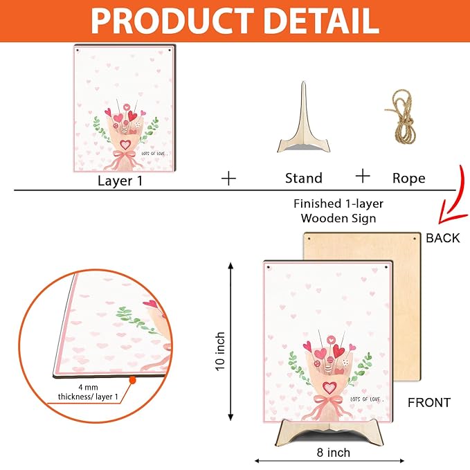 Pink Floral Bouquet DIY Baby's First Mothers Day Handprint Making Sign, Mother's Day Handprint Hanging, Mothers Day Birthday Gift from Kids Toddler Baby Gift for Mom Grandma, Children Toddler Keepsake