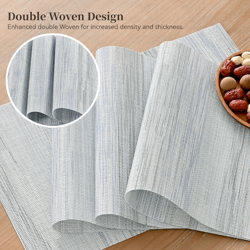 LightSteel Blue Placemats Set of 8 (8 Count)