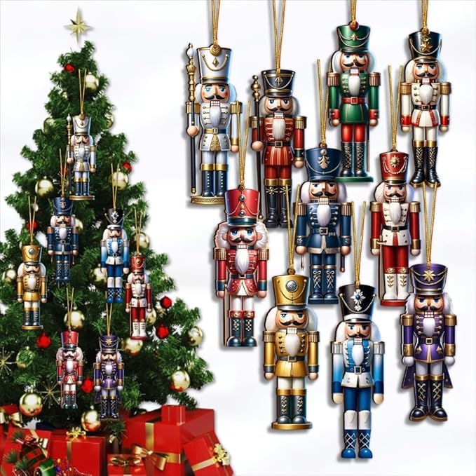 14pcs Classic Nutcracker Christmas Ornaments (14 Count)