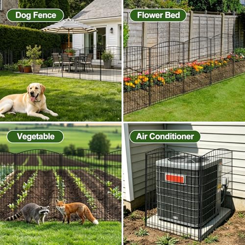 Decorative Garden Fence 12 Panels 26ft