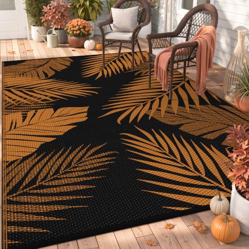 Outdoor Rug Waterproof Plastic for Fall Decor (54 Sq Ft)