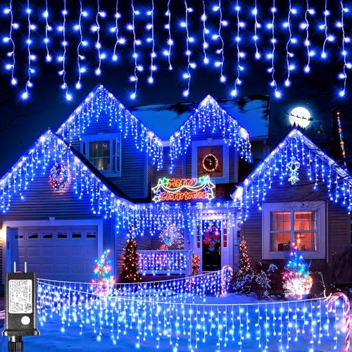 33FT 400 LED Icicle Lights for Outside