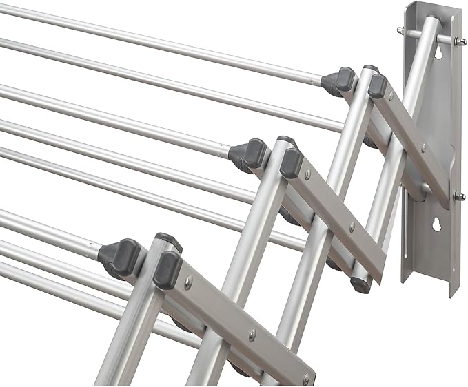 Laundry 360 Aluminum 36" Collapsible Wall Drying Rack