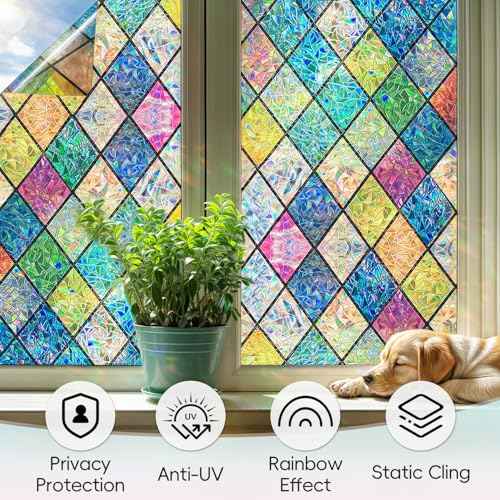 Stained Glass Window Film (463.54 sq in)