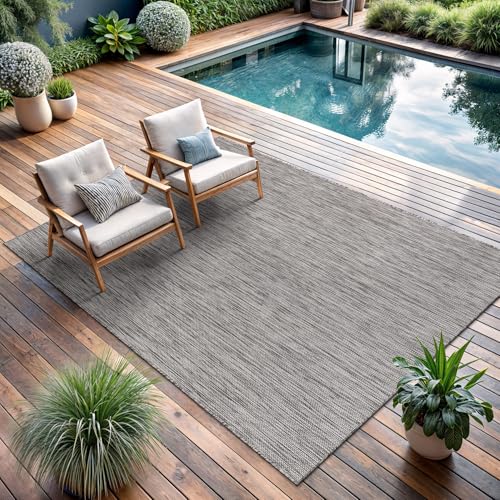 Outdoor Rug 9x12 Modern Area Rugs for Large Indoor and Outdoor Patios and Porches (108 Sq Ft)