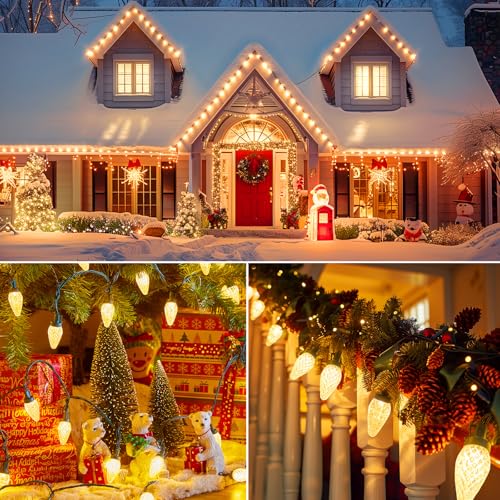 C9 LED Christmas String Lights (2 Count)