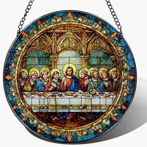 8 Inch the Last Supper Suncatcher Ornament