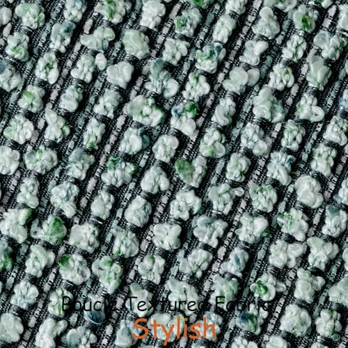 Striped Throw Pillow Covers 16x16 Set of 2 Green Textured Boucle Chic Morden Boho Accent Farmhouse Square Decorative Couch Pillow Covers for Home Decor Bed Sofa Living Room (2 Count)