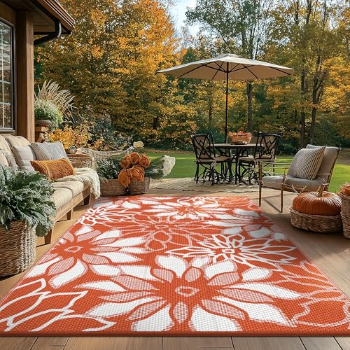 Outdoor Rug Waterproof for Patio Decor (54 Sq Ft)