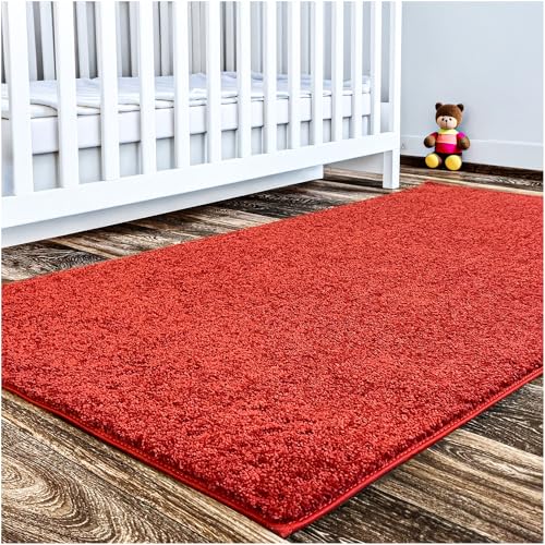 Soft & Colorful 4' Round Kids Classroom Area Rug