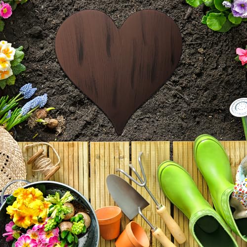 3 Pcs Heart Garden Stepping Stones 12 Inch (3 Count)