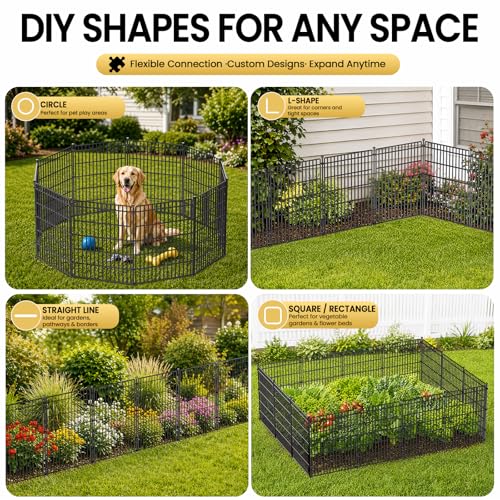 No Dig Garden Fence