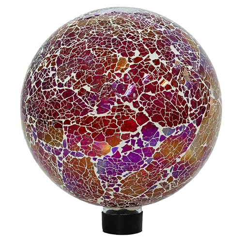 Sunnydaze 10" Mosaic Glass Gazing Ball for Garden