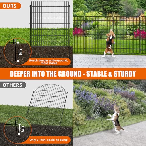 15 Panels No Dig Fence (13920 sq inches)