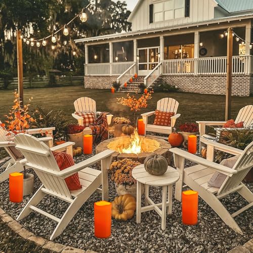 8" x 4" Large Outdoor Flameless Candles (2 Count)