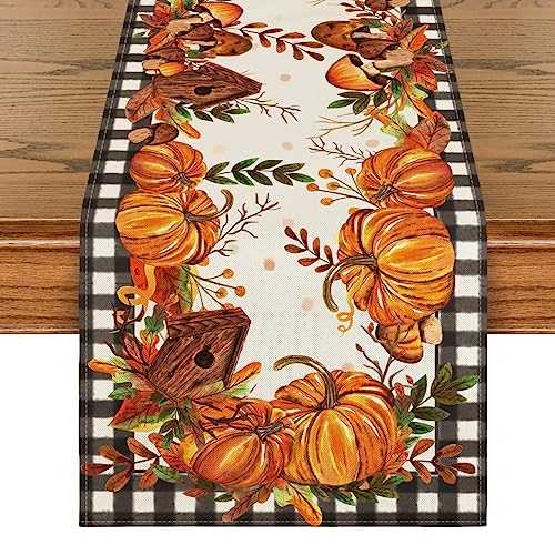 210 GSM Fall Table Runner Home Party Decor 13x90 Inch
