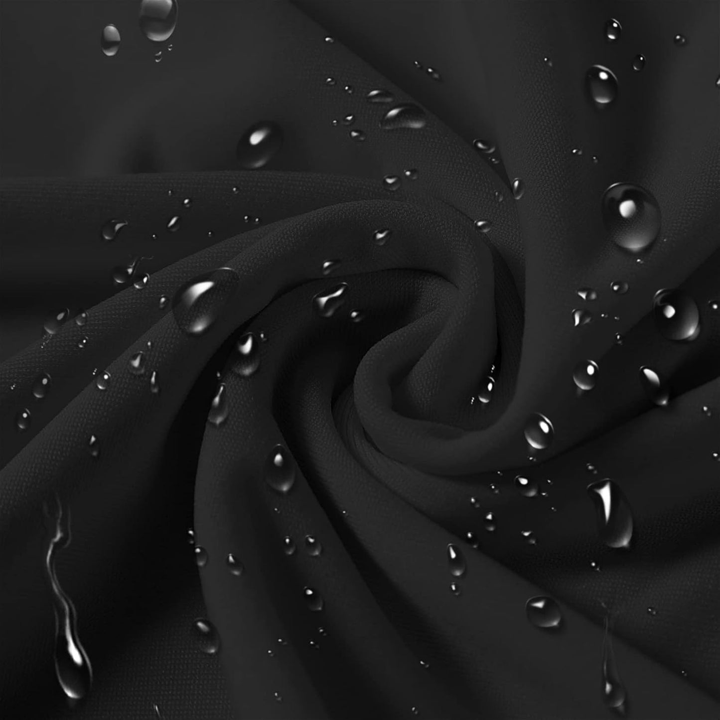 SUPERO Waterproof Polyester Spandex Chair Cover (100PCS, Black) - Stretch Dining Chair Covers, Protector for Party, Banquet, Wedding Event, Hotel, Indoor/Outdoor Use