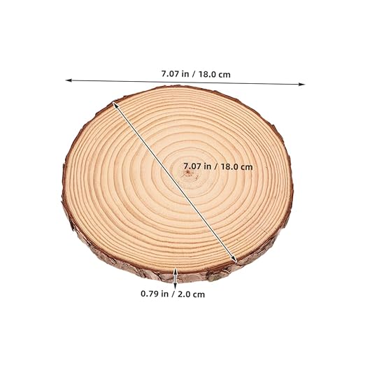 POPETPOP 2pcs Outdoor Stepping Stones Wooden Garden Pathway Stones DIY Kit for Landscaping Safe Non-Slip Surface