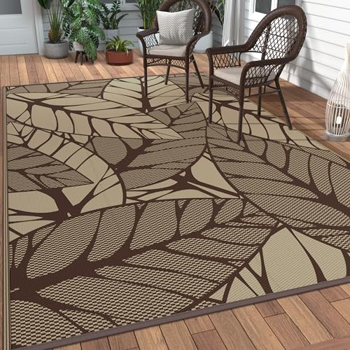 Outdoor Rug Waterproof Plastic Rugs for Patio (54 Sq Ft)