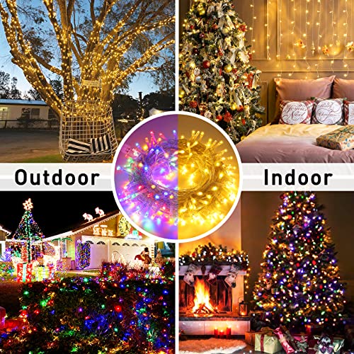 200 LED Warm White & Multicolor Color Changing String Lights (66 Foot)