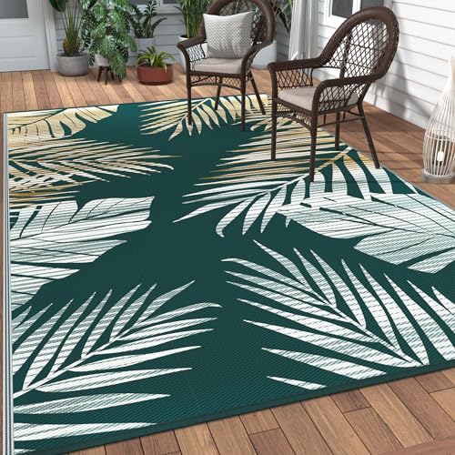 Outdoor Rug Waterproof Plastic Rugs for Patio (54 Sq Ft)