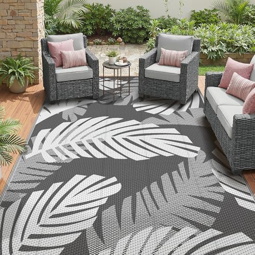 Outdoor Rug Waterproof Plastic Rugs for Patio (54 Sq Ft)