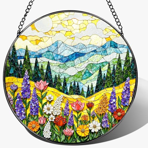 8 Inch Stained Glass Ornament