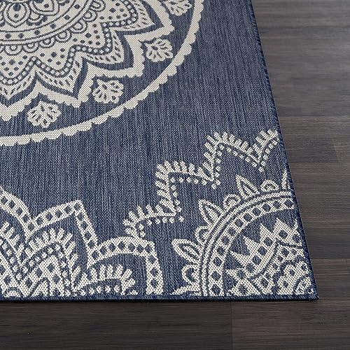 Outdoor Rug 9x12 Modern Area Rugs for Large Indoor and Outdoor Patios and Porches