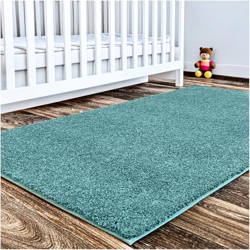 Soft & Colorful 5' Round Kids Classroom Area Rug
