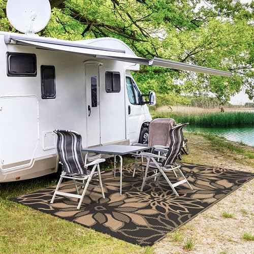 Outdoor Rug Waterproof Plastic Rugs for Patio