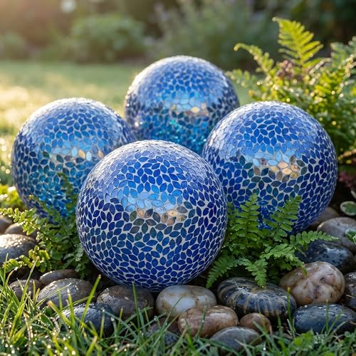 Sunnydaze Solar Gazing Ball for Garden (2 Count)