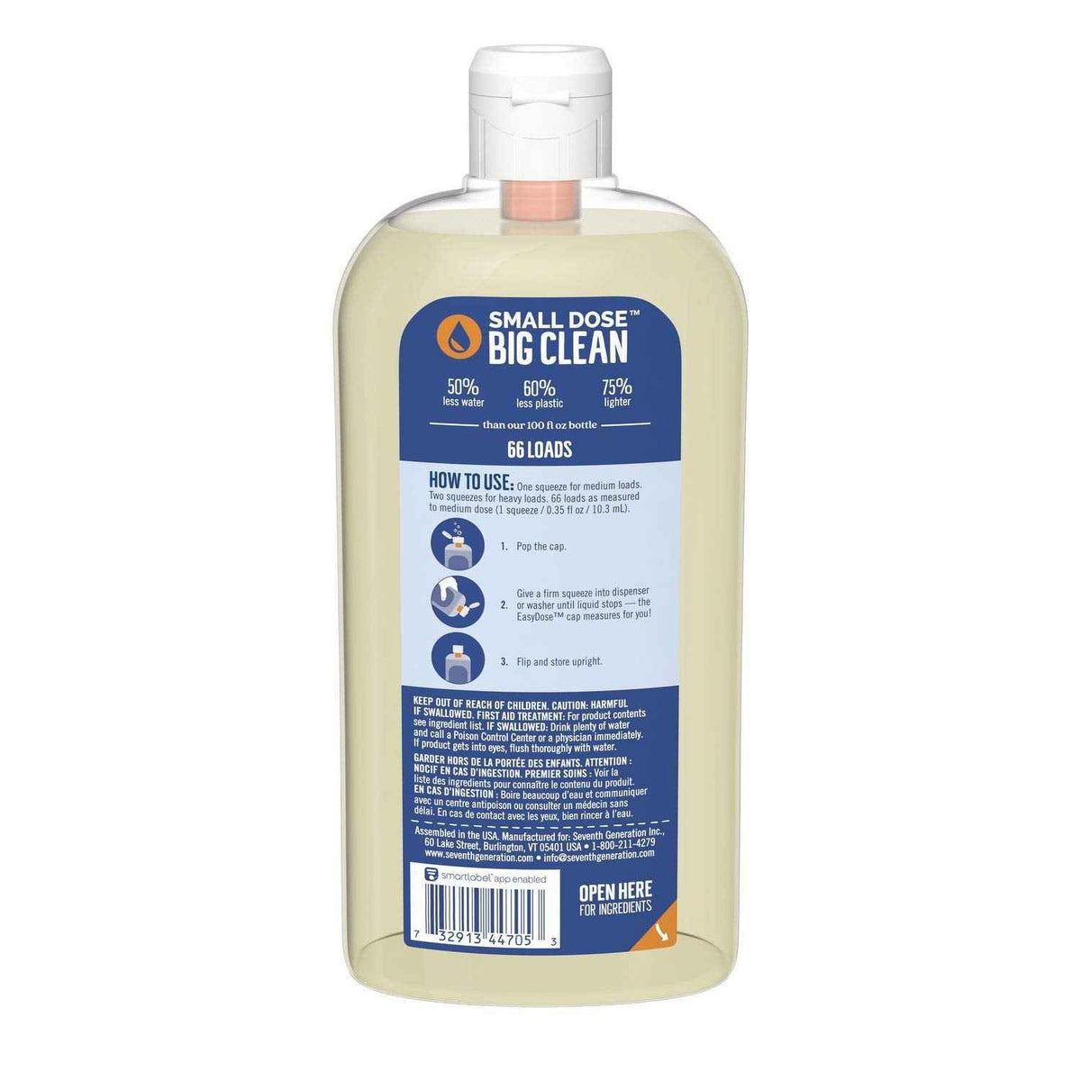 Easy Dose Laundry Concentrated Liquid Detergent (138.6 Fl Oz)