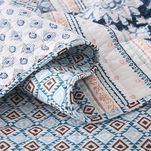 King Quilt Set Reversible Quilted Bedspread 3