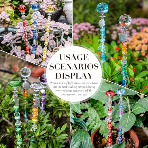 513Pcs DIY Beaded Garden Stakes (513 Count)