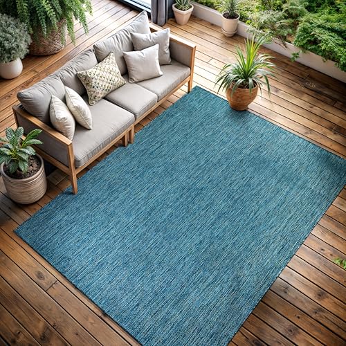 Outdoor Rug 5x7 Modern Area Rugs for Indoor and Outdoor Patios and Porches