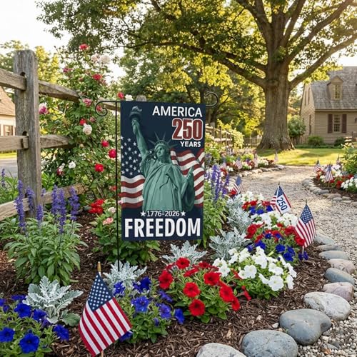 250 Anniversary USA Flag Garden Flags 1776