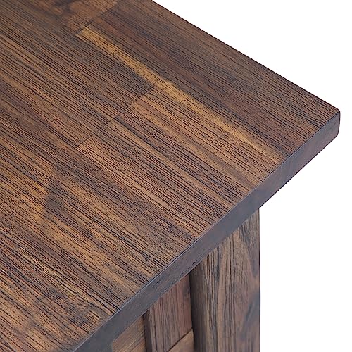 Monroe 14" Side Tables in Distressed Charcoal Brown
