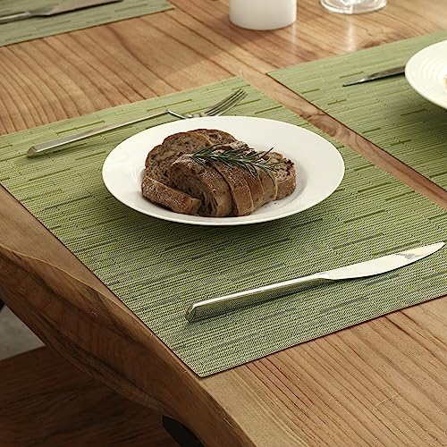 Pea Green Placemats Set of 12 (12 Count)