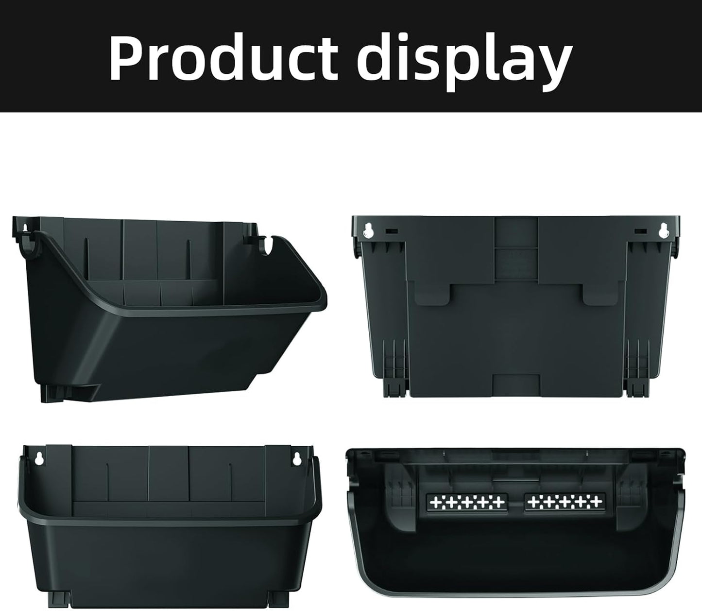 Self-Watering Wall-Mounted Planter Indoor/Outdoor Decor, Wall Planter Indoor Vertical Living Green PlantWall with 4 Pots Easy Installation 12.9''x5.5'' x26.7''